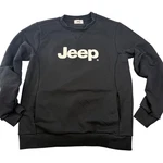 Jeep Black Logo Sweatshirt Pullover Crewneck Fleece Made In Korea Size Large. Fixed Price $29.00.