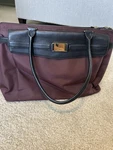Preowned Tumi Larkin Hayward Triple Compartment Tote Burgundy 73664BRD. Fixed Price $175.00.