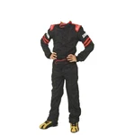 Simpson Racing LY23171 Legend Ii (SFI-1) Suit Youth Small Black/red. Fixed Price $199.95.