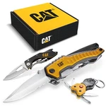 Cat 3 Piece 9-IN-1 Multi Tool, Folding Knife And Lighted Key Chain. Fixed Price $55.95.