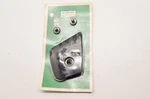 Sullivan Brothers 763-600 Black Shield Covers W/ Mount Screws Nos. Fixed Price $12.74.