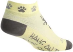 Sockguy Classic Scratch Socks - 1", Yellow/gray, Women's, Small/medium. Fixed Price $18.39.