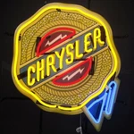 Neonetics 5CRYBK Chrysler Badge Man Cave Sign 25"X21". Fixed Price $419.99.