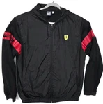 Scuderia Ferrari Jacket Mens Xl Black F1 Racing Hooded Windbreaker Puma Formula. Fixed Price $49.99.