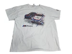 Womens L Bmw Power Z4 Cca Racing Cropped Shirt Distressed. Fixed Price $16.99.
