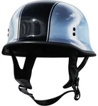 Highway 21 9MM German Motorcycle Half Helmet Chrome Lg. Fixed Price $29.81.