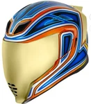 Icon Airflite Centro Blue Full Face Motorcycle Street Helmet Size Medium Xl. Fixed Price $275.99.