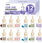 Aroic 12 Pack Car Air Freshener, Smell Diffuser Multicolor. Fixed Price $21.82.