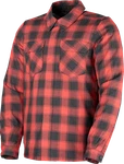 Icon Fallblock Flannel Jacket Red 2XL 2820-7754. Fixed Price $275.00.