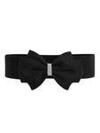 Women's Rhinestone Bow Elastic Wide Belts Stretchy Waist Buckle Top. Fixed Price $32.21.