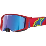 Alpinestars Supertech Corp Abs-v Goggles Red Blue/blue Mirror. Fixed Price $149.95.