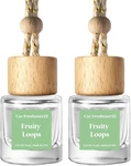 Classy Car Air Freshener Hanging 2 Pack, Fruit Loops Essential Oil Diffuser Fo. Fixed Price $24.99.