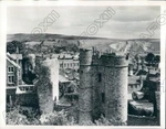 1932 South Downs England Birds Eye View Of Remains Lewes Castle Press Photo. Fixed Price $27.99.