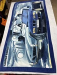 Vintage Bmw Z3 Roadster Limited Edition Beach Towel Made Germany 90S Nos. Fixed Price $149.00.