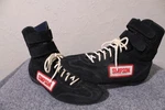 Simpson Hightop Driving Shoes Mens 9.5 Black Safety Racing Usa Made. Fixed Price $50.00.