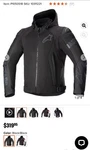 Alpinestars Zaca Air Jacket Large Black. Fixed Price $275.00.