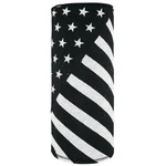 Zan Headgear T091 Polyester Motley Tube Black & White Flag. Fixed Price $12.95.