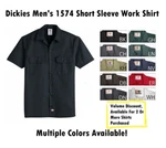 Dickies Men's Short Sleeve Work Shirt 1574 Multiple Colors Available. Fixed Price $35.99.