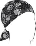 Zan Headgear Flydanna Micro-mesh Polyester Headwrap All Over Skull ZM424. Fixed Price $12.98.