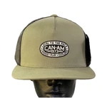 Can-am Men's Loyal Flat Brim Mesh Cap Army Green 2881430077. Fixed Price $39.99.