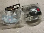 Nos (2) Bubble Style Snap Visor Shield 0130-0666 Z1R Helmet Clear Jimmy. Fixed Price $32.50.