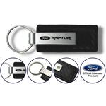 Ford Raptor Black Carbon Fiber Texture Leather Logo Key Chain Official Licensed. Fixed Price $17.95.