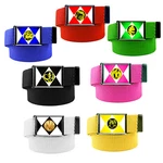 Build Belt Adult Power Ranger Buckle 1.25" Wide With Canvas Web. Fixed Price $14.99.