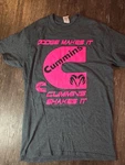 Cummins Diesel Shirt Short Tee Trucker Gear Gray/pink Small. Fixed Price $8.00.