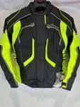 Tourmaster Women Advanced Motorcycle Jacket Black/hi-viz Yellow Size Small. Fixed Price $59.00.
