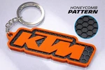 Motorcycle Enthusiast Keychain 3D Honeycomb Compatible With Ktm. Fixed Price $14.99.