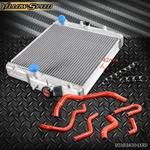 Row 42MM Aluminum Radiator Fit For 92-2000 Civic B16 B18 Type R+ Silicone Hose. Fixed Price $122.78.