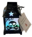 Pier 1 Light Up Skull Crossbones Led Paper Lantern Small Halloween Colorful New. Fixed Price $11.99.