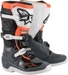 Alpinestars Youth Tech 7S Boots Black Gray Orange White 2015017-1124-2. Fixed Price $271.99.