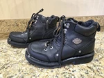 Harley Davidson Women's Size 10 Tracey Black Inch Motorcycle Boots D84496. Fixed Price $68.00.