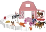 New Ray Toys SS-05786 Pink Barn Horse Set. Fixed Price $65.26.