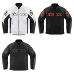 Icon Adult Men Mesh Af Leather Jacket 2XL White Black Red. Fixed Price $219.24.