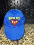 Super Dad Snapback Hat Blue One Size Adjustable Embroidered 6 Panel Dan Dee. Fixed Price $14.99.