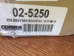 Nos Cobra 02-5250 Square Sissy Bar W/pad 1999-UP Yamaha Roadstar 1600 1700 New. Fixed Price $259.99.