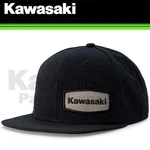 New Genuine Kawasaki Logo Flat Bill Patch Cap Snapback K005-4147-BKNS. Fixed Price $34.95.