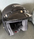 Shoei Rj Platinum-r Motorcycle Adult Helmet With Visor Matte Black Medium. Fixed Price $165.00.