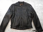 Unik Ultra Jacket Mens Medium Leather Motorcycle Biker Padded Zip Out Liner. Fixed Price $123.49.