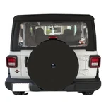 Black Spare Tire Cover With Back-up Camera Xl: 285/70R17, 265/70R17, 255/70R18. Fixed Price $35.50.