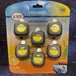 Kme Car Air Freshener Lemon Ginger, 6 Vent Clips, 0.13 Fl Oz Each. Fixed Price $14.88.