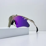 Oakley Mag X-metal Sunglasses Silver Frame Blue Lens New Rare. Fixed Price $129.00.
