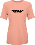 Fly Racing 356-0102M Women's Origin Corp Tee Peach Md. Fixed Price $36.95.