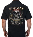 Lethal Threat Build Your Beast Shop Mens Button Up Short Sleeve Shirt Black Md. Fixed Price $41.14.