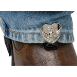 Ryder Clips Stirrup/strap Boot Type (heart/skull Chrome) Hssc-fc. Fixed Price $42.91.