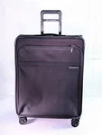 Briggs & Riley Baseline Large Expandable Spinner - 29" Checked Luggage Black. Fixed Price $549.99.