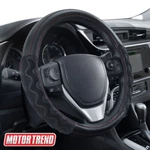 Motor Trend Max Grip Carbon Fiber Steering Wheel Cover For Cars (black). Fixed Price $20.90.