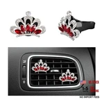 Yourkar 2 Pcs Bling Car Air Vent Clips - Crystal Rhinestone Crown Red. Fixed Price $7.86.